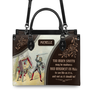 Black Interior -  Too Much Sanity May Be Madness NNRZ0903004A Leather Bag