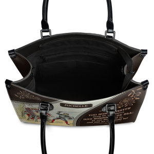 Black Interior -  Too Much Sanity May Be Madness NNRZ0903004A Leather Bag