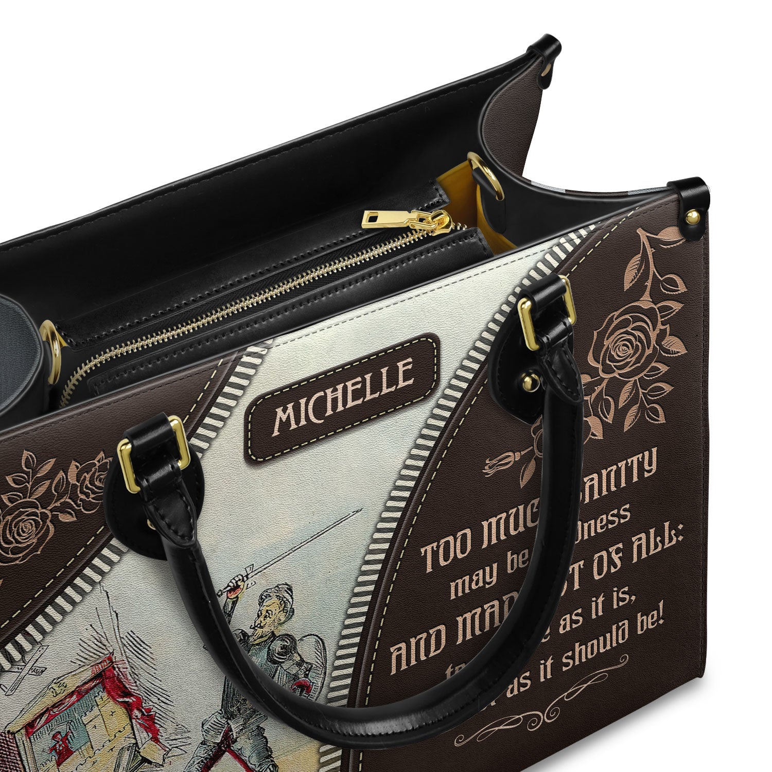 Too Much Sanity May Be Madness NNRZ0903004A Leather Bag