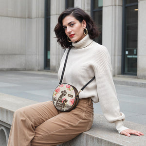 A Book Is A Dream That You Hold In Your Hands HHRZ12083471GC Circle Crossbody Bag