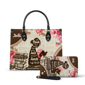 A Book Is A Dream That You Hold In Your Hands NQAY1702002A Leather Bag