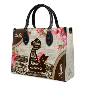 Black Interior -  A Book Is A Dream That You Hold In Your Hands NQAY1702002A Leather Bag