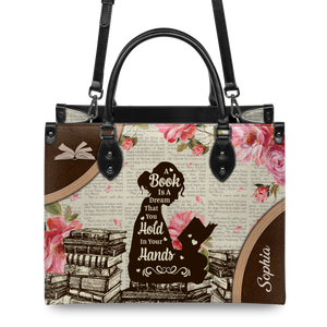 Black Interior -  A Book Is A Dream That You Hold In Your Hands NQAY1702002A Leather Bag