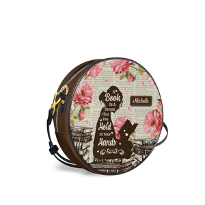 A Book Is A Dream That You Hold In Your Hands HHRZ12083471GC Circle Crossbody Bag
