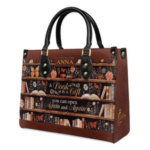 Custom Quote Bookshelf HTRZ29079978JK Leather Bag