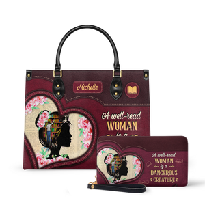 A Well Read Woman Is A Dangerous Creature DNRZ1702003A Leather Bag