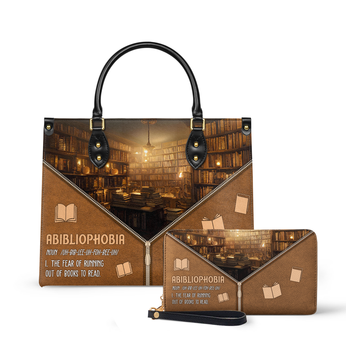 Abibliophobia Noun HHRZ03083226AI Leather Bag