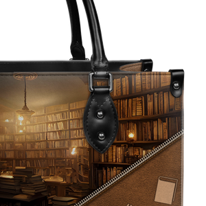 Black Interior -  Abibliophobia Noun HHRZ03083226AI Leather Bag