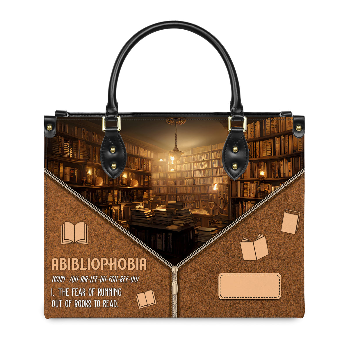 Abibliophobia Noun HHRZ03083226AI Leather Bag
