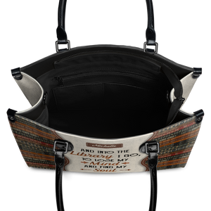 Black Interior -  And Into The Library I Go To Lose My Mind And Find My Soul DNRZ1602003A Leather Bag
