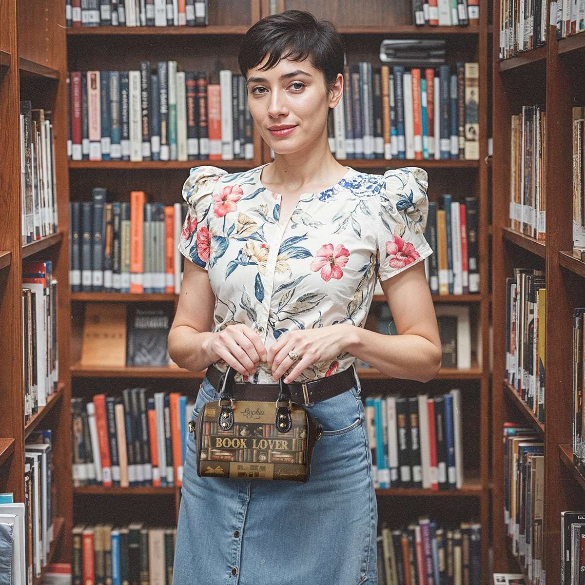 Book Lover DNRZ23089450ZW Mini Satchel