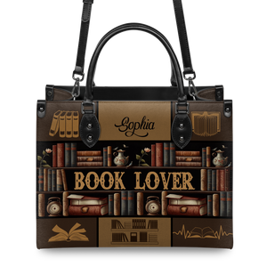 Black Interior -  Book Lover NQAY1802001A Leather Bag
