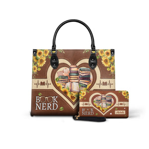 Black Interior -  Book Nerd HTRZ20118989IS Leather Bag