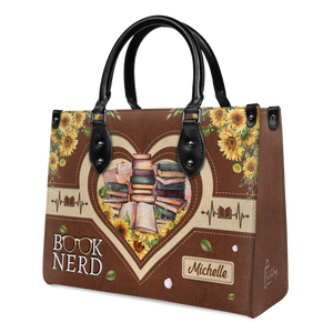 Black Interior -  Book Nerd HTRZ20118989IS Leather Bag