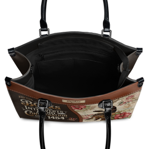 Black Interior -  Books Helping Introverts Avoid Conversation Since 1454 HHRZ25108182ZC Leather Bag