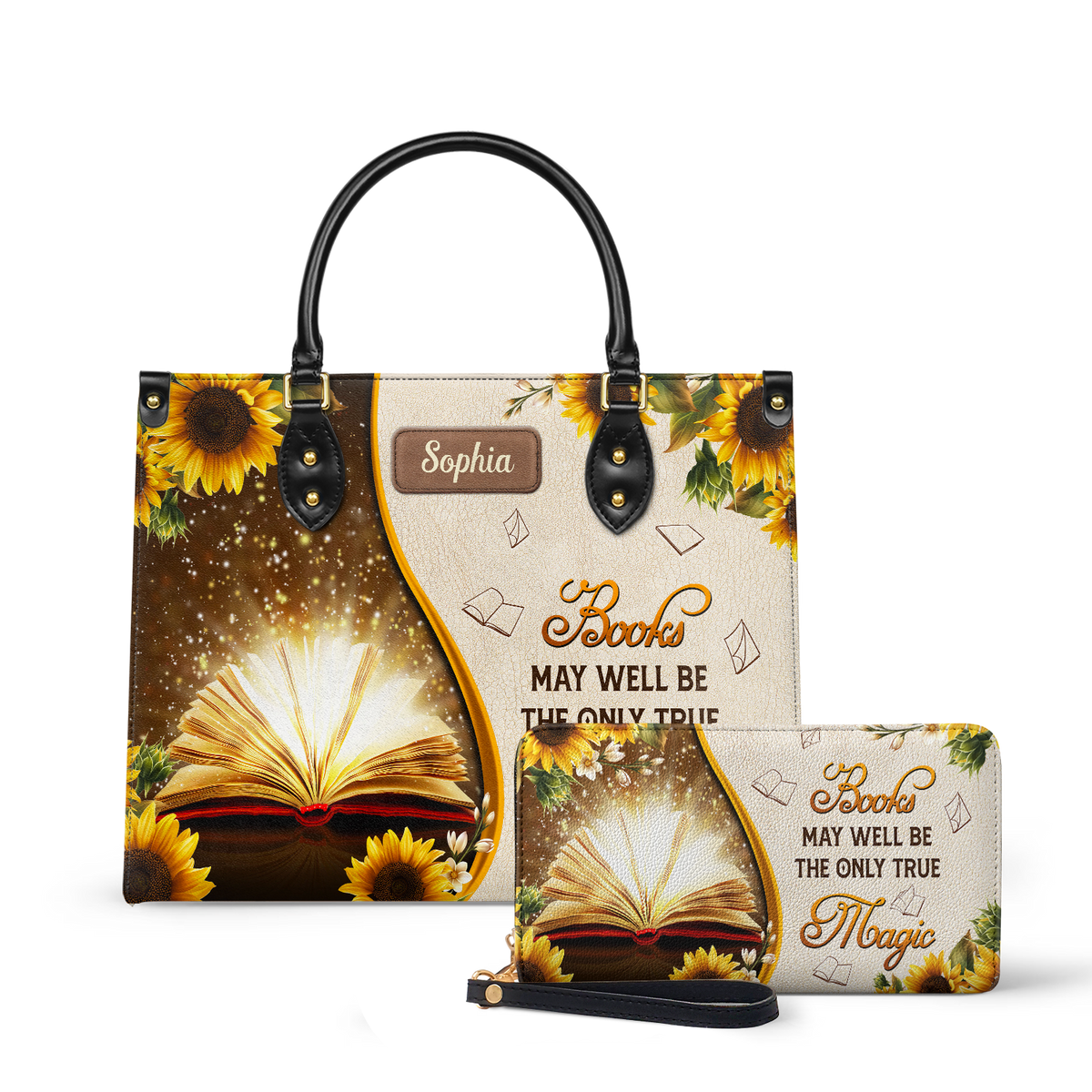 Books May Well Be The Only One True Magic NQAY1702003A Leather Bag