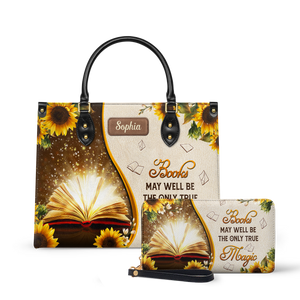 Books May Well Be The Only One True Magic NQAY1702003A Leather Bag