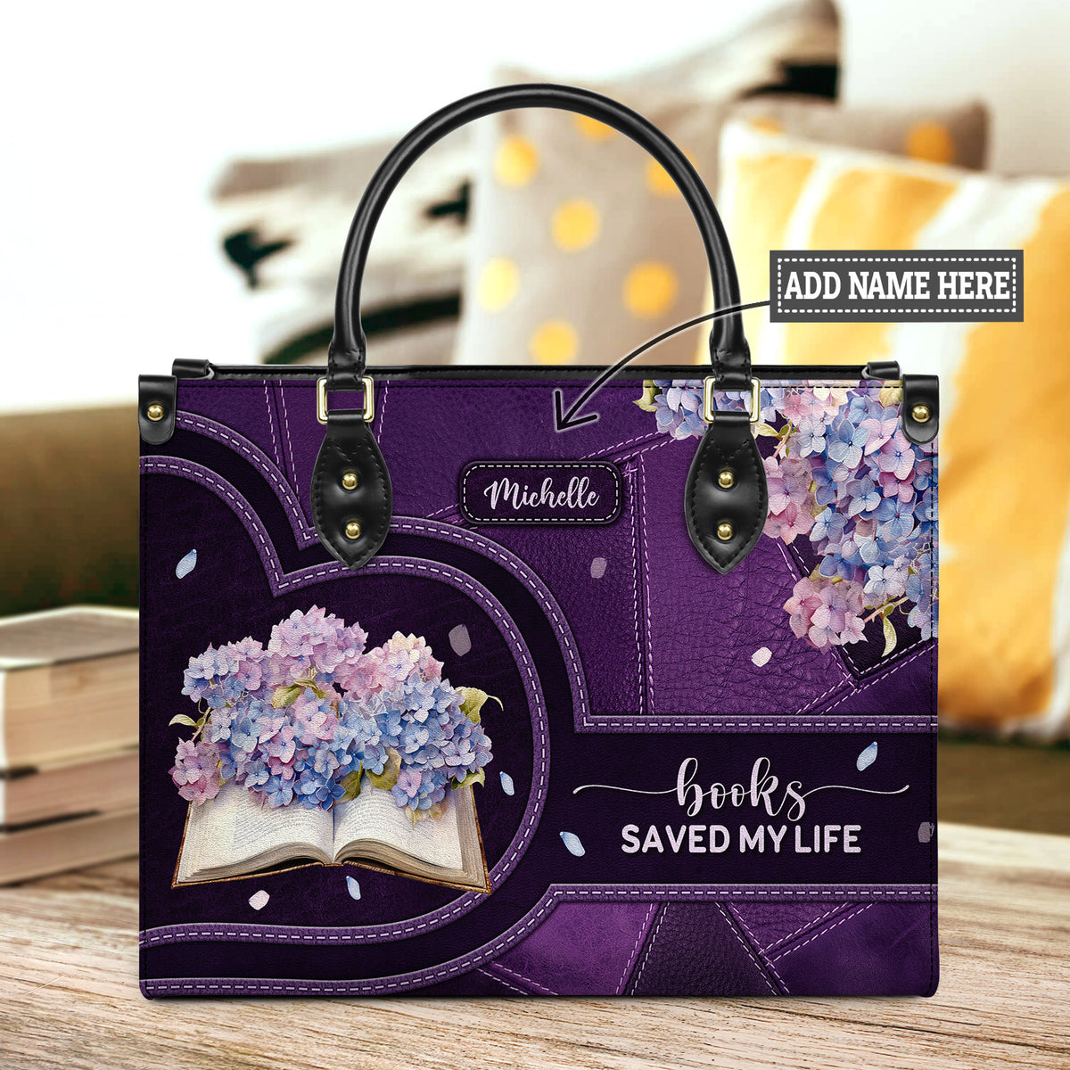 Books Saved My Life HHRZ17012568NJ Leather Bag