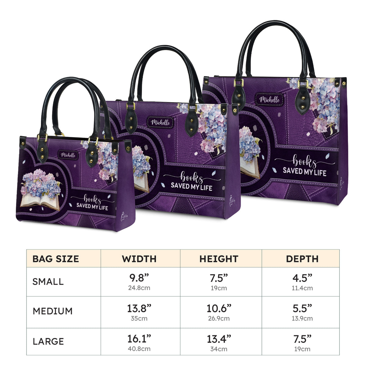 Books Saved My Life HHRZ17012568NJ Leather Bag