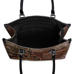 Black Interior -  Booktrovert Noun HHRZ17016160GX Leather Bag