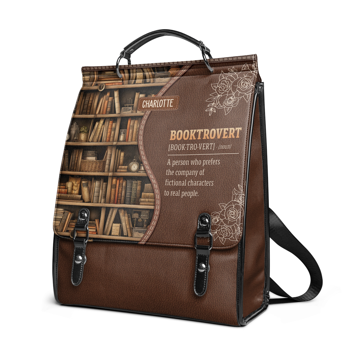 Booktrovert Noun NNRZ12012401UX Leather Backpack