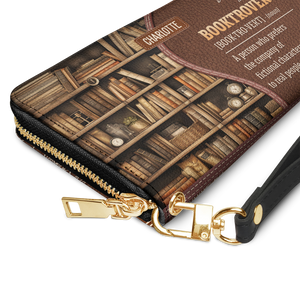 Booktrovert Noun NNRZ02081629NJ Zip Around Leather Wallet