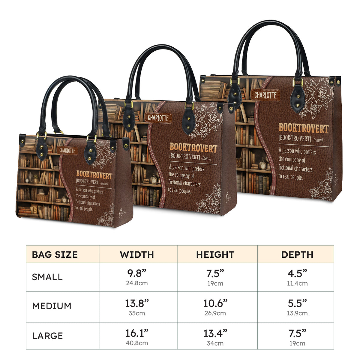 Booktrovert Noun HHRZ17016160GX Leather Bag