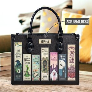 Black Interior -  Children Books HHRZ25100697KT Leather Bag