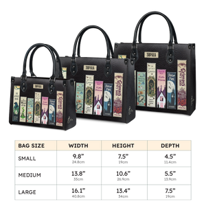 Black Interior -  Children Books HHRZ25100697KT Leather Bag