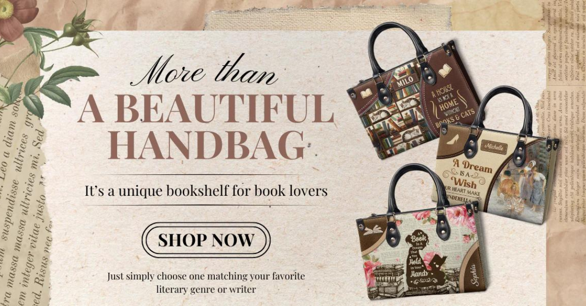 TheNoteBags - Personalized Leather Handbags For Bookworms