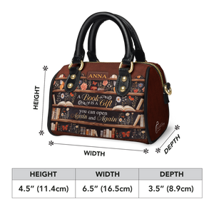 Custom Quote Bookshelf TTRZ21089972RR Mini Satchel