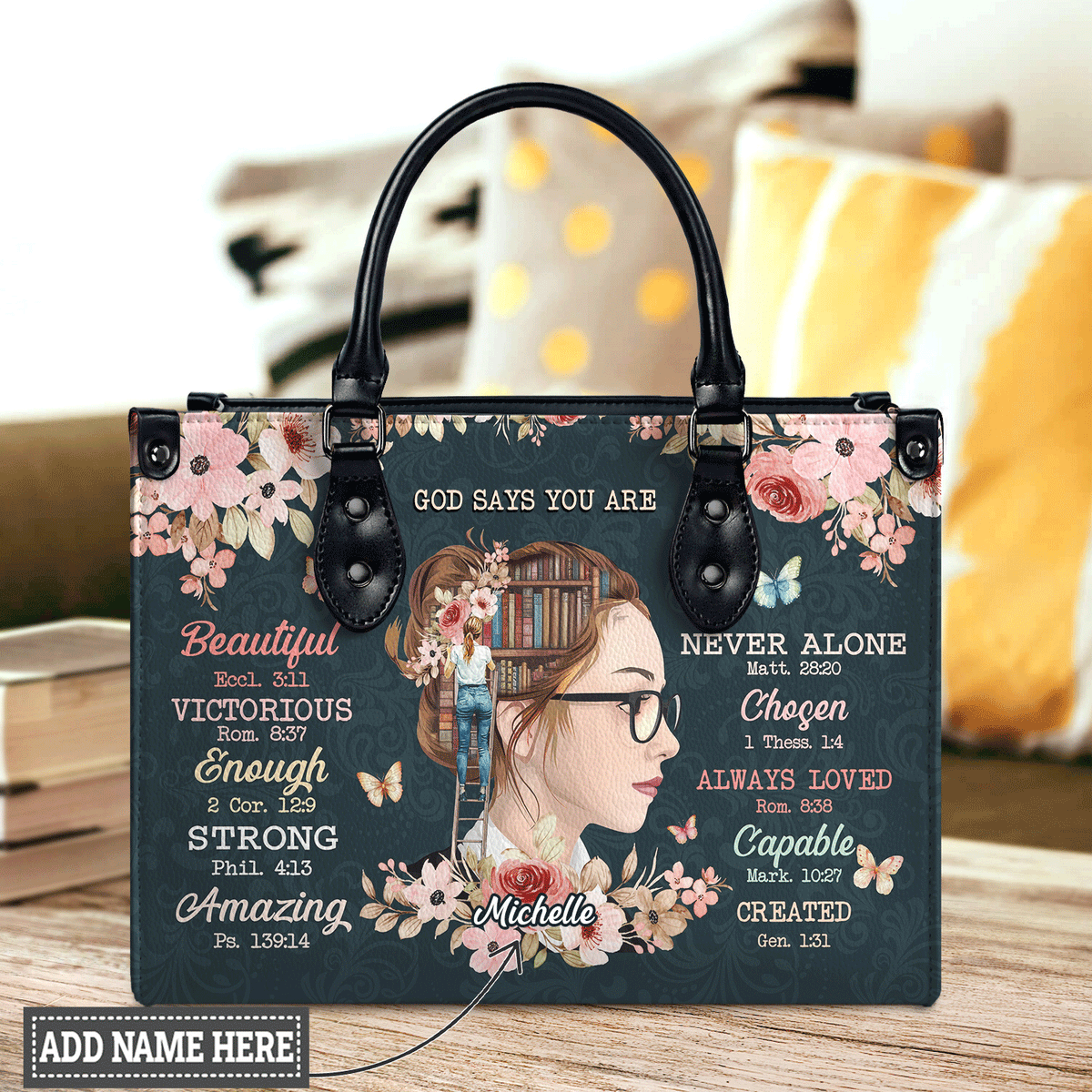 Black Interior -  God Says HHRZ26103949ZO Leather Bag