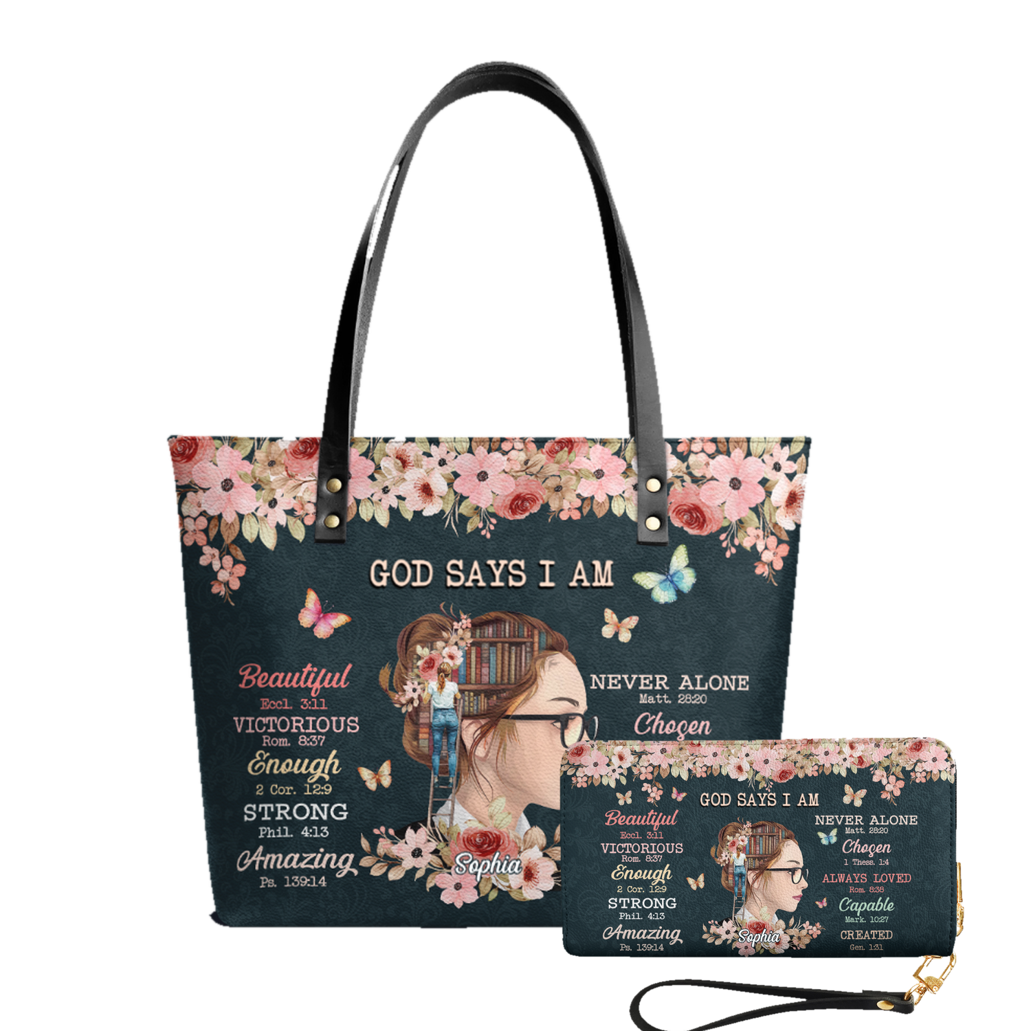 God Says HHRZ30107927WO Leather Tote Bag