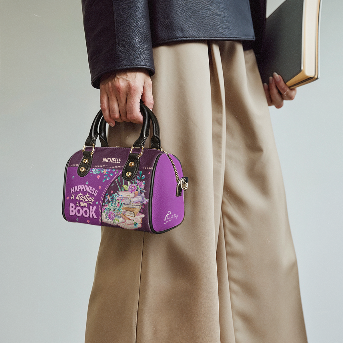 Happiness Is Starting A New Book TTRZ21086192KT Mini Satchel