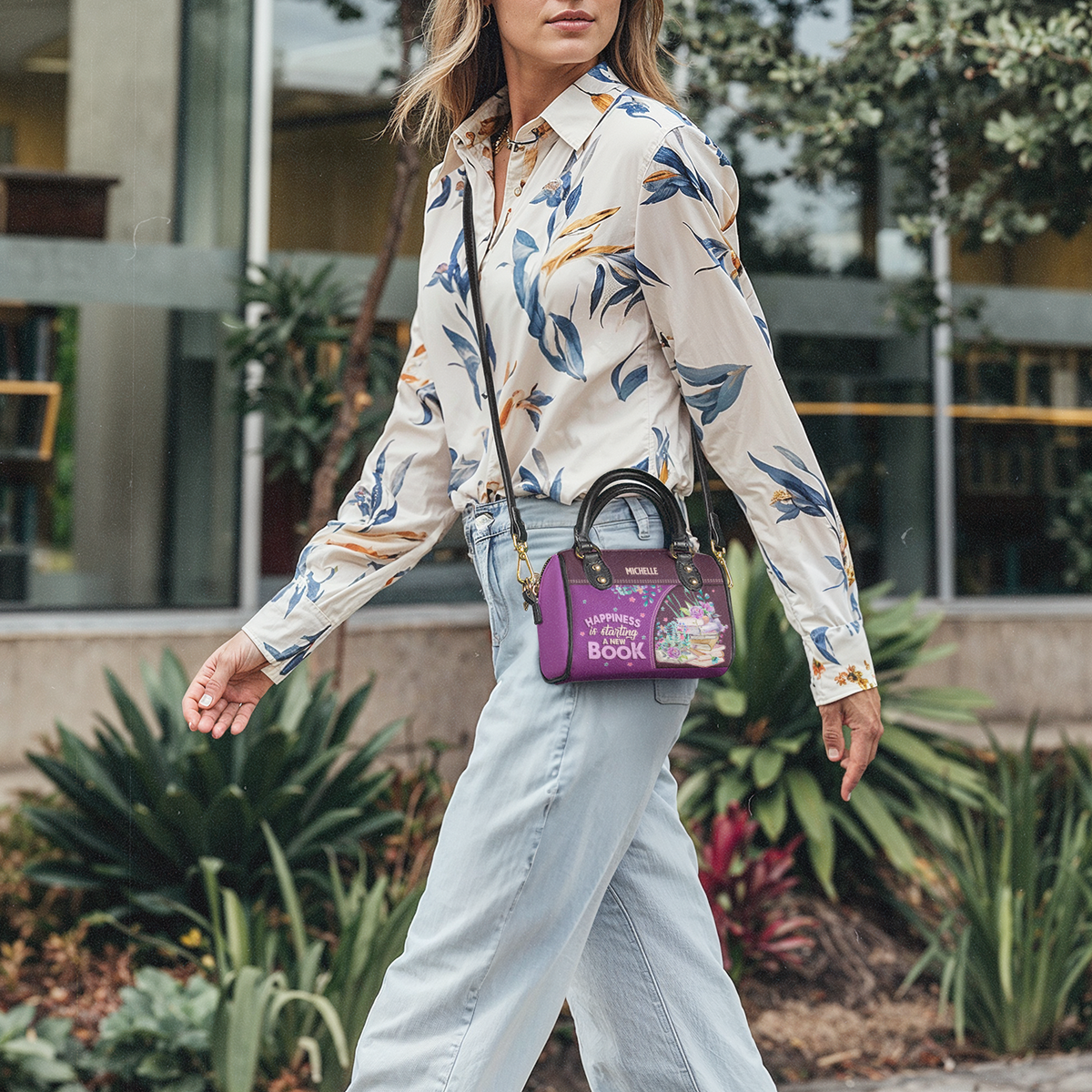 Happiness Is Starting A New Book TTRZ21086192KT Mini Satchel