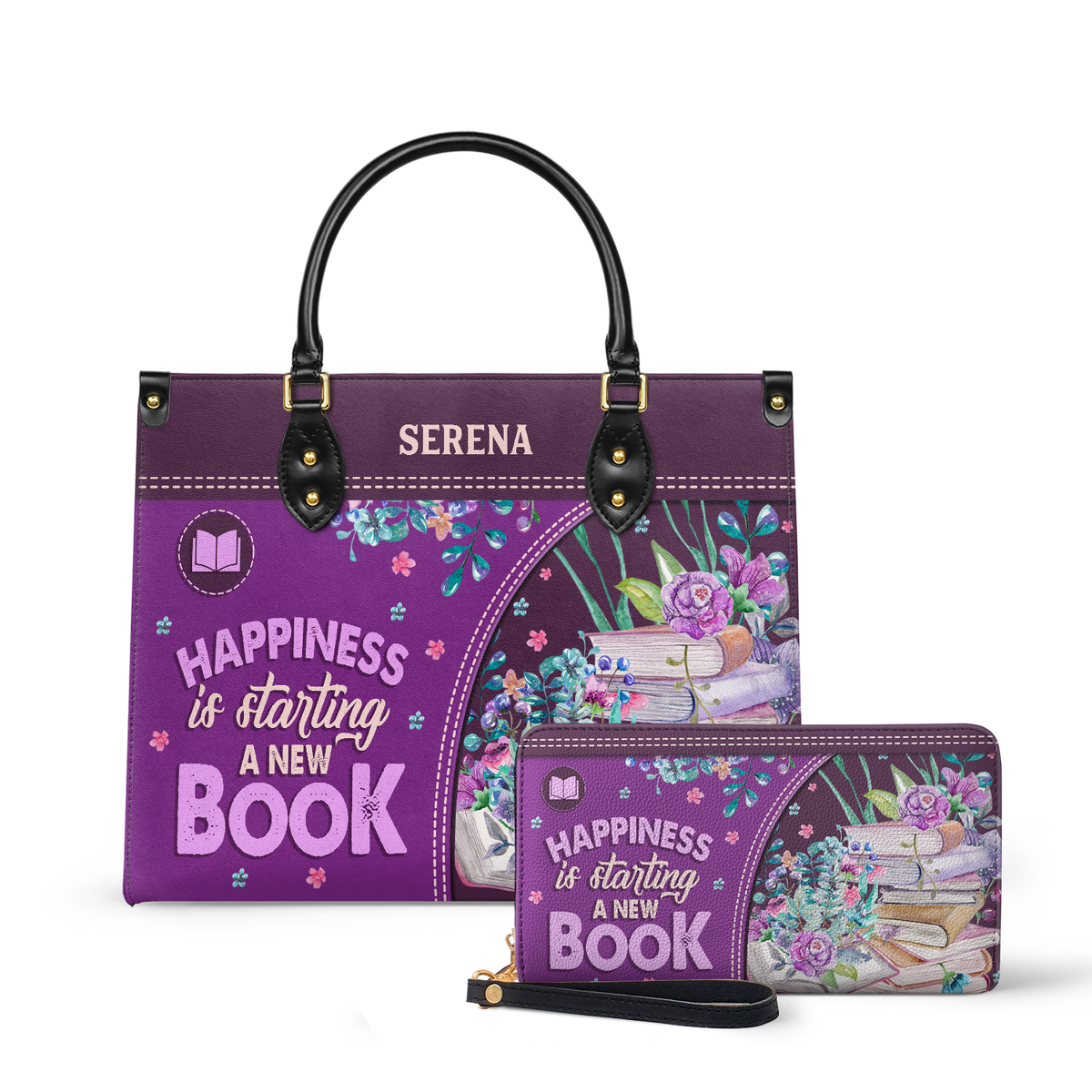 Happiness Is Starting A New Book HHRZ1902002A Leather Bag