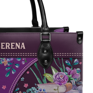 Black Interior -  Happiness Is Starting A New Book HHRZ1902002A Leather Bag