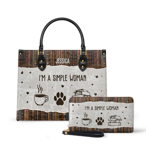 I Am A Simple Woman HHRZ03084037IX Leather Bag