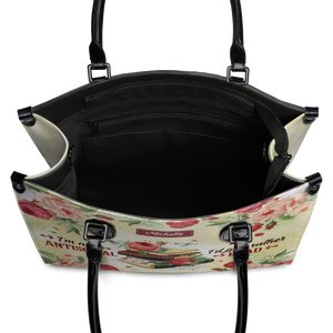 Black Interior -  I Am Not Antisocial I Would Just Rather Read DNRZ1702001A Leather Bag