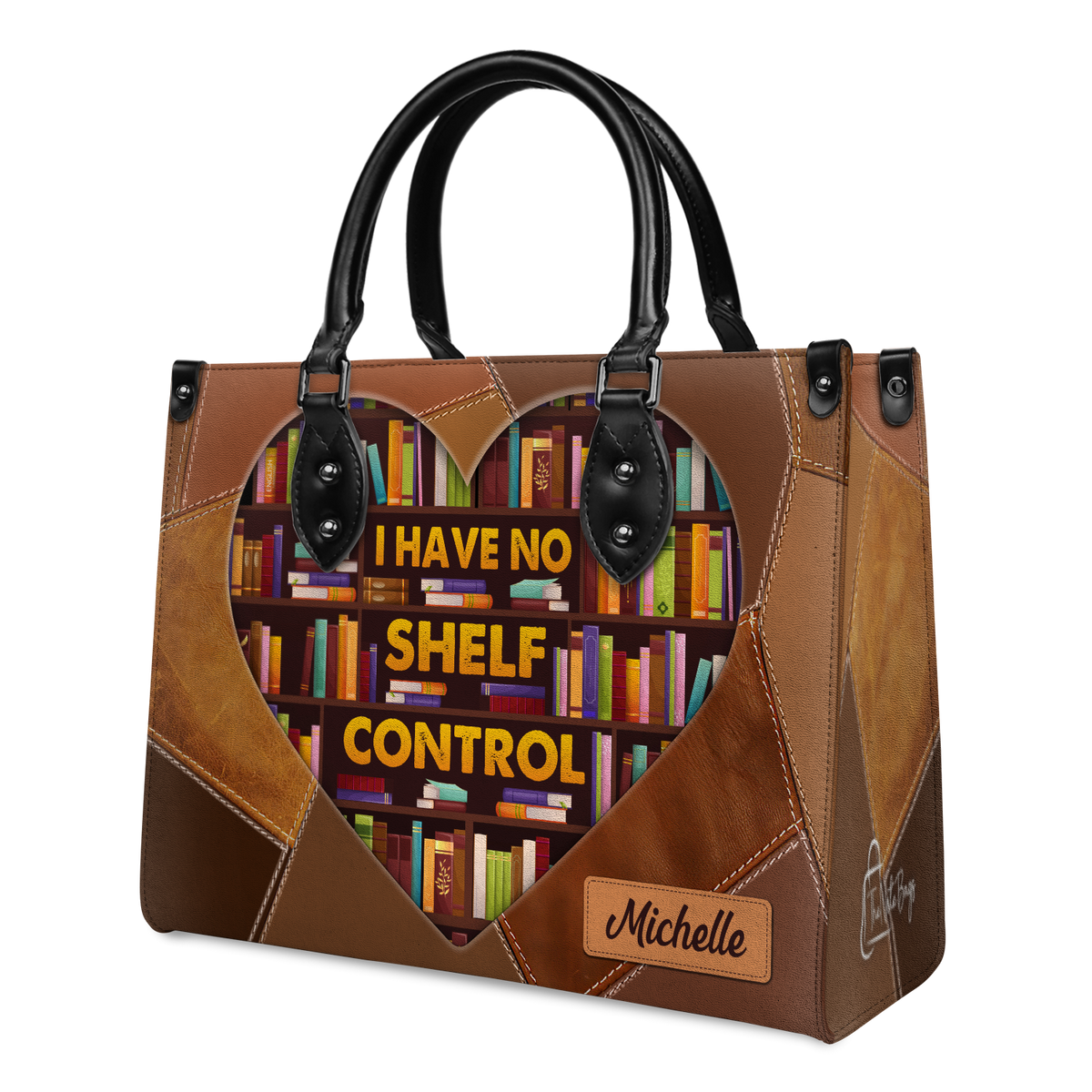 Black Interior -  I Have No Shelf Control DNRZ1602002A Leather Bag