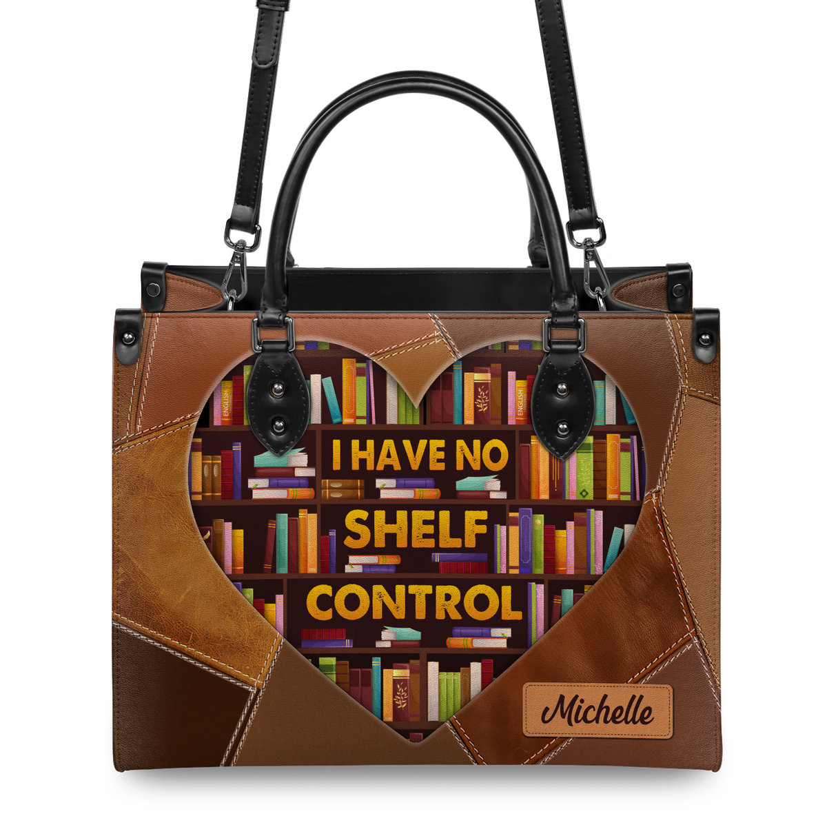 Black Interior -  I Have No Shelf Control DNRZ1602002A Leather Bag