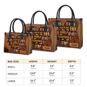 Black Interior -  I Have No Shelf Control DNRZ1602002A Leather Bag