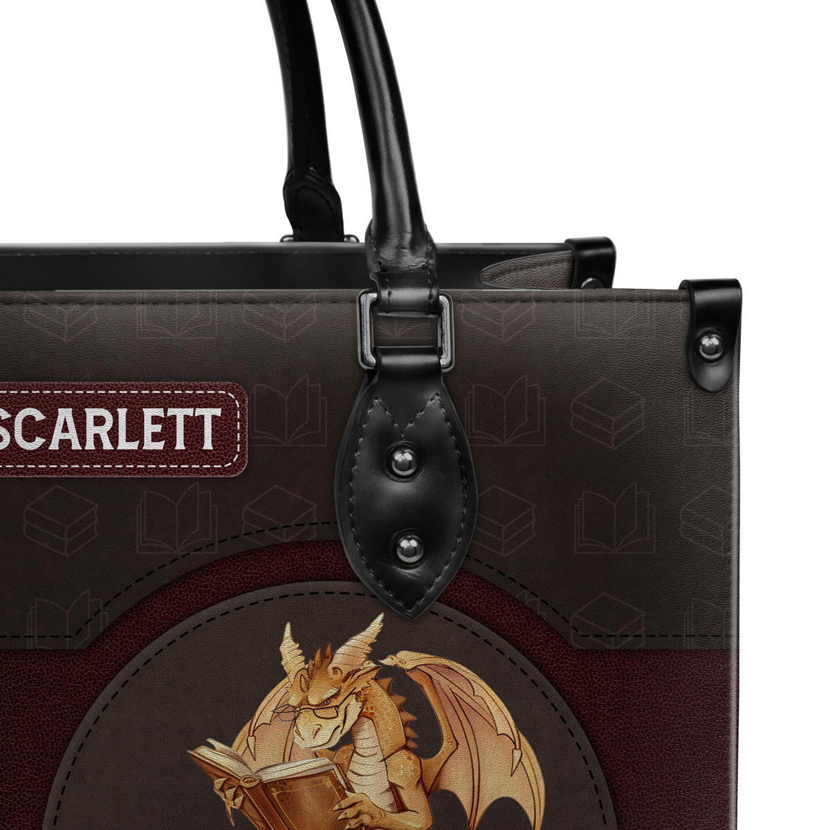 Black Interior -  I Like To Party And By Party I Mean Read Books HTRZ02042282UT Leather Bag