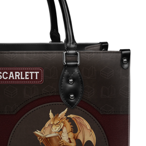 Black Interior -  I Like To Party And By Party I Mean Read Books HTRZ02042282UT Leather Bag