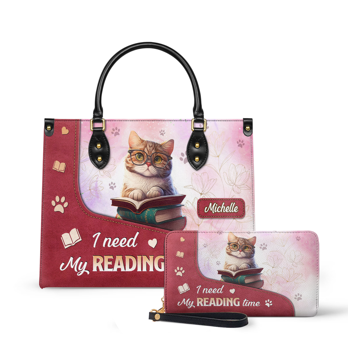 I Need My Reading Time DNRZ1802002A Leather Bag