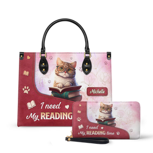 I Need My Reading Time DNRZ1802002A Leather Bag