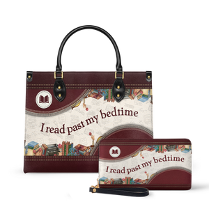 I Read Past My Bedtime HTRZ20112129HD Leather Bag