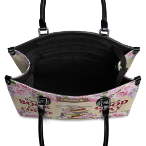 Black Interior -  I See A Book I See A Coffee I See A Good Day Ahead NQRZ1802005A Leather Bag