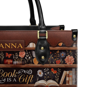 Custom Quote Bookshelf HTRZ29079978JK Leather Bag