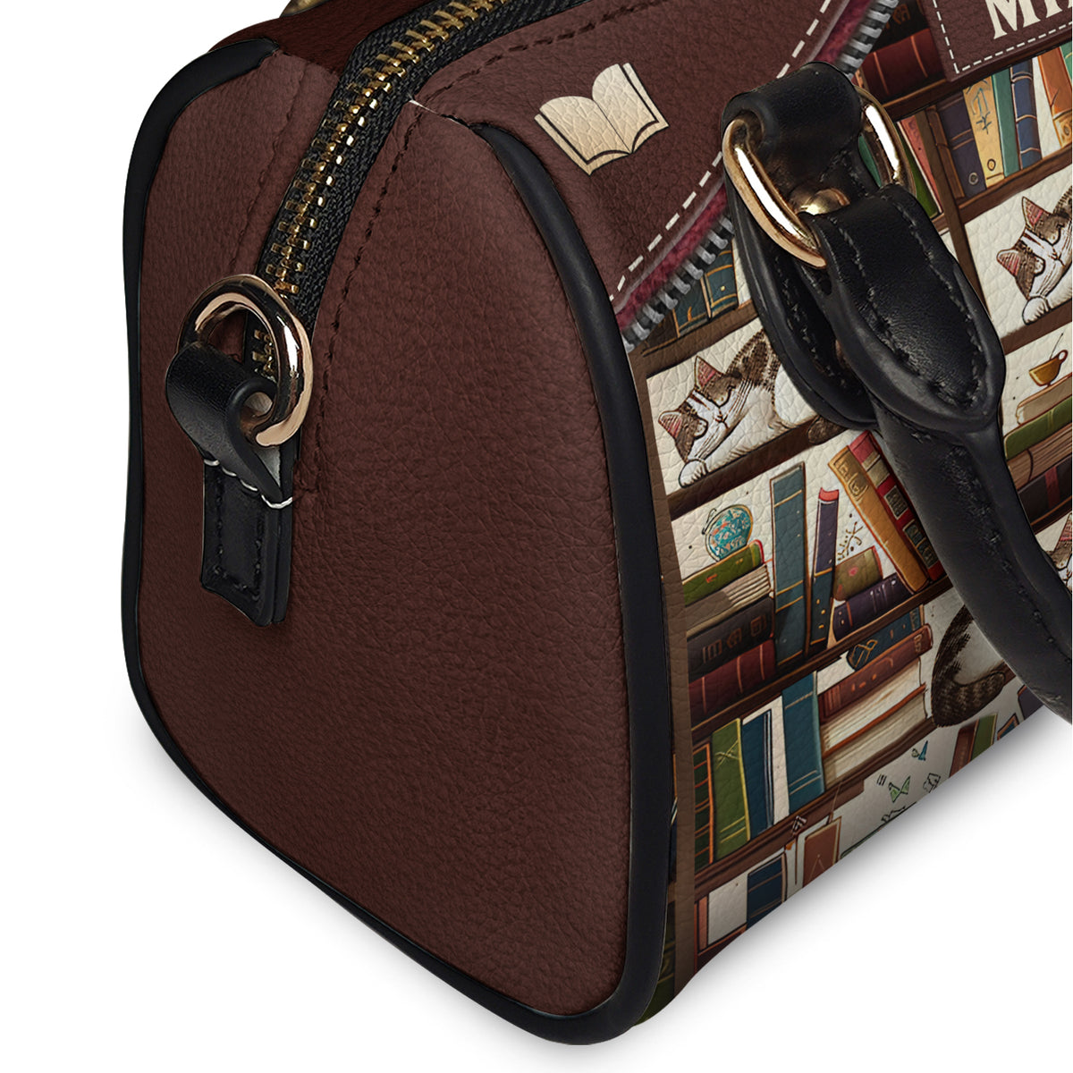 A House Is Not A Home Without Books And Cats DNRZ22080458DP Mini Satchel